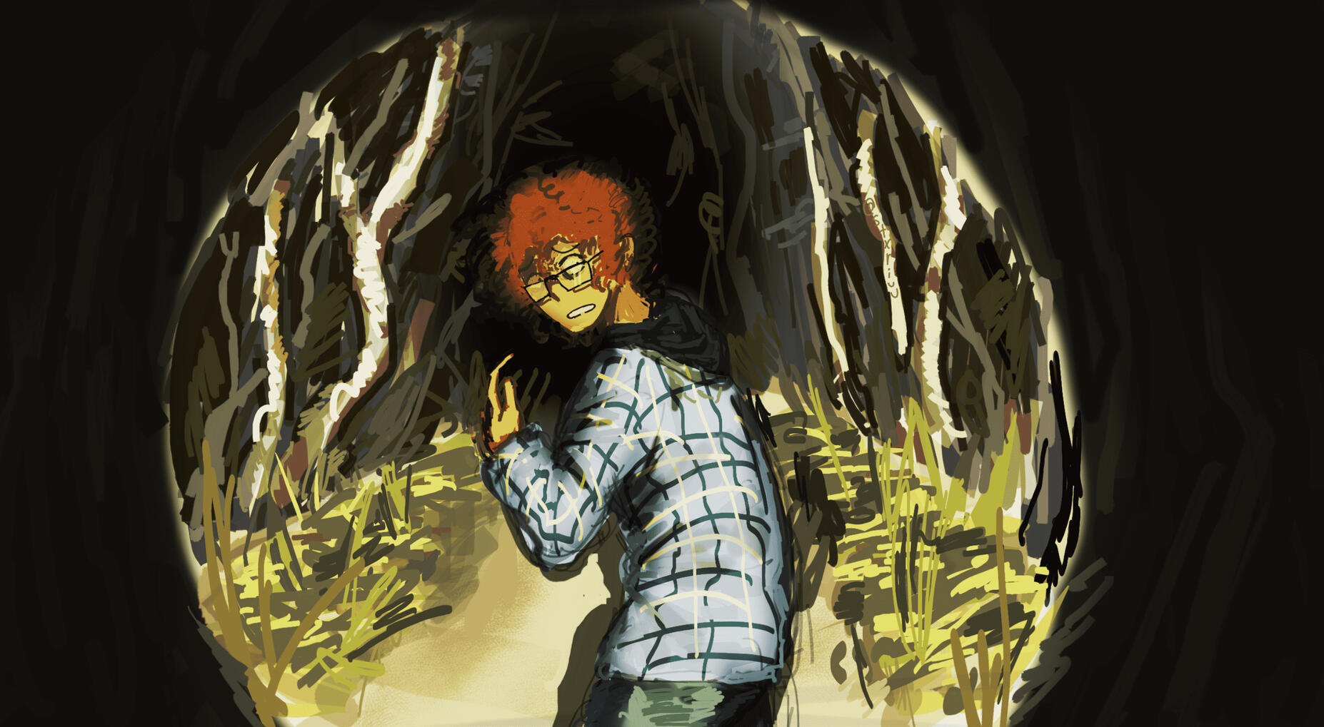 half body half render (scene/ with bg): $50 (character belongs to countrypirate on discord)