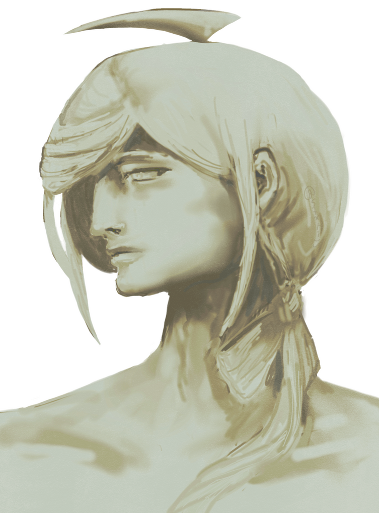half render bust: $20