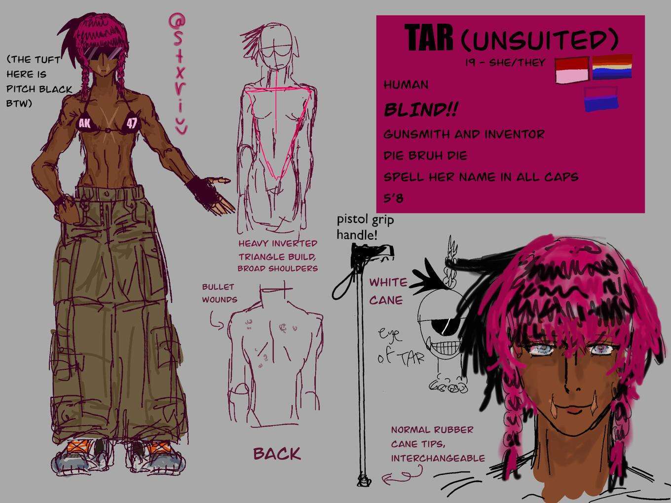 character concepts/ref sheets