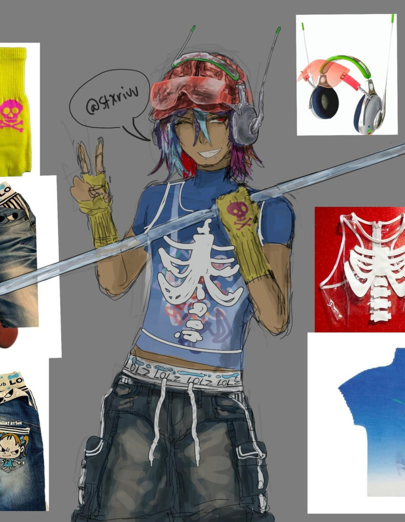 half body basic shading/colouring: $20